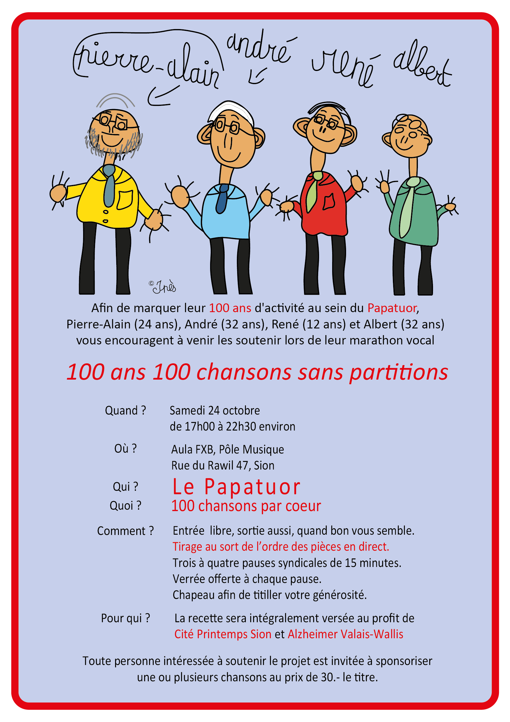 Affiche du Papatuor